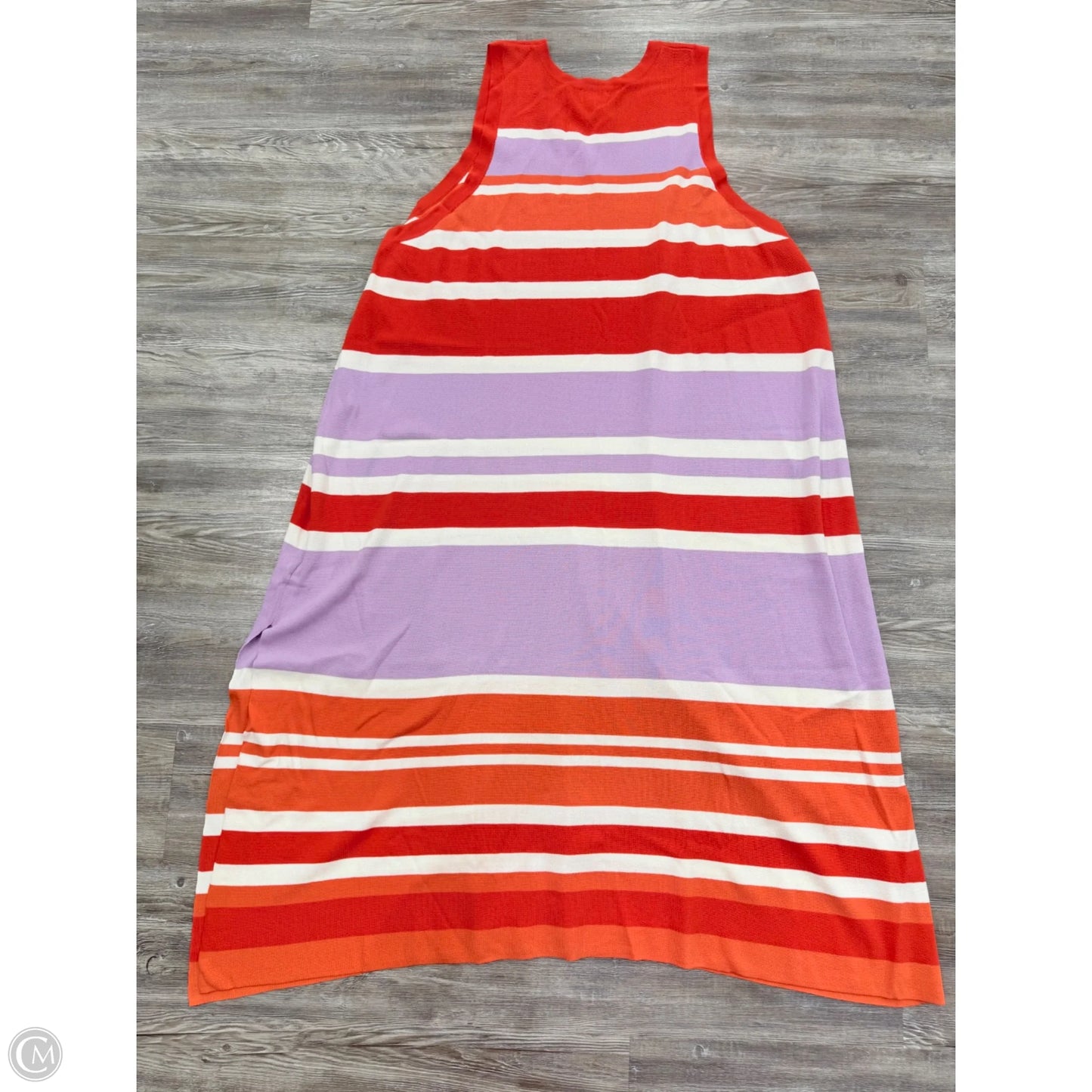 Dress Casual Maxi By The Drop In Striped Pattern, Size: 5x