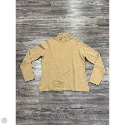 Sweater Cashmere By Lands End In Tan, Size: L