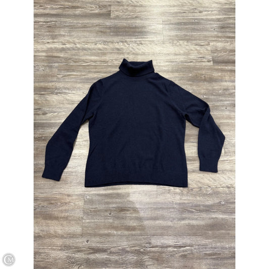 Sweater Cashmere By Lands End In Navy, Size: L