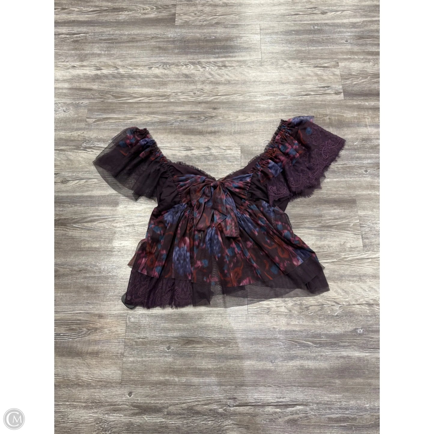 Top Sleeveless By Anthropologie In Purple, Size: Xl