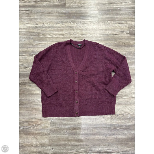 Cardigan By Torrid In Purple, Size: 1x