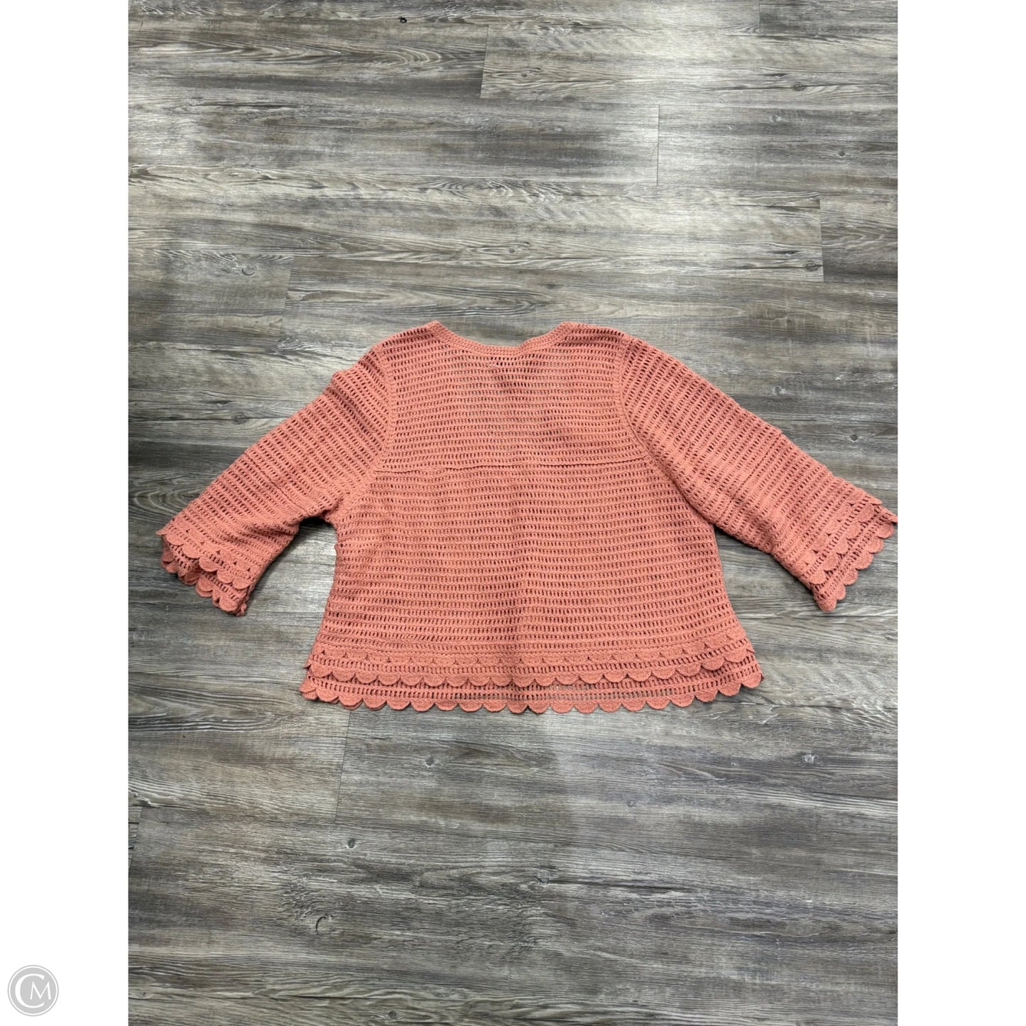 Sweater Cardigan By Torrid In Coral, Size: 1x