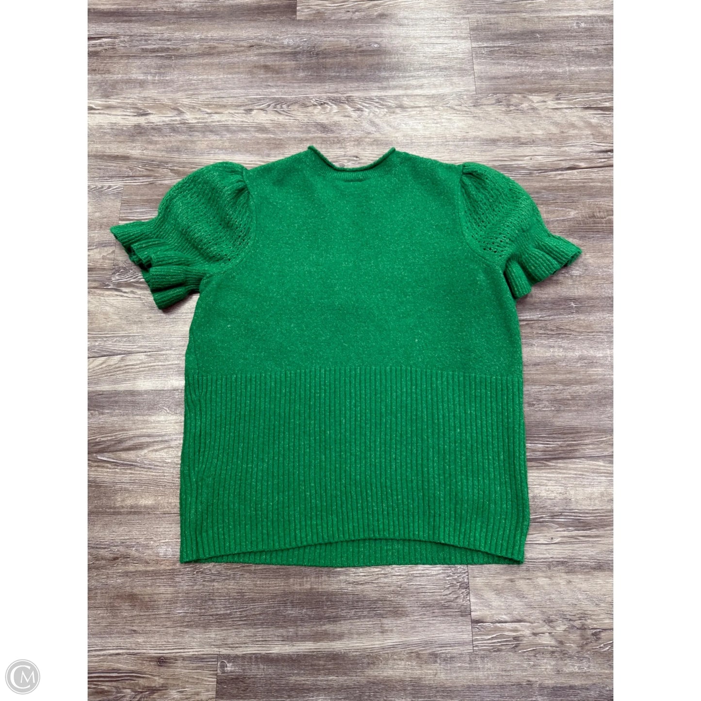 Sweater Short Sleeve By Torrid In Green, Size: 1x