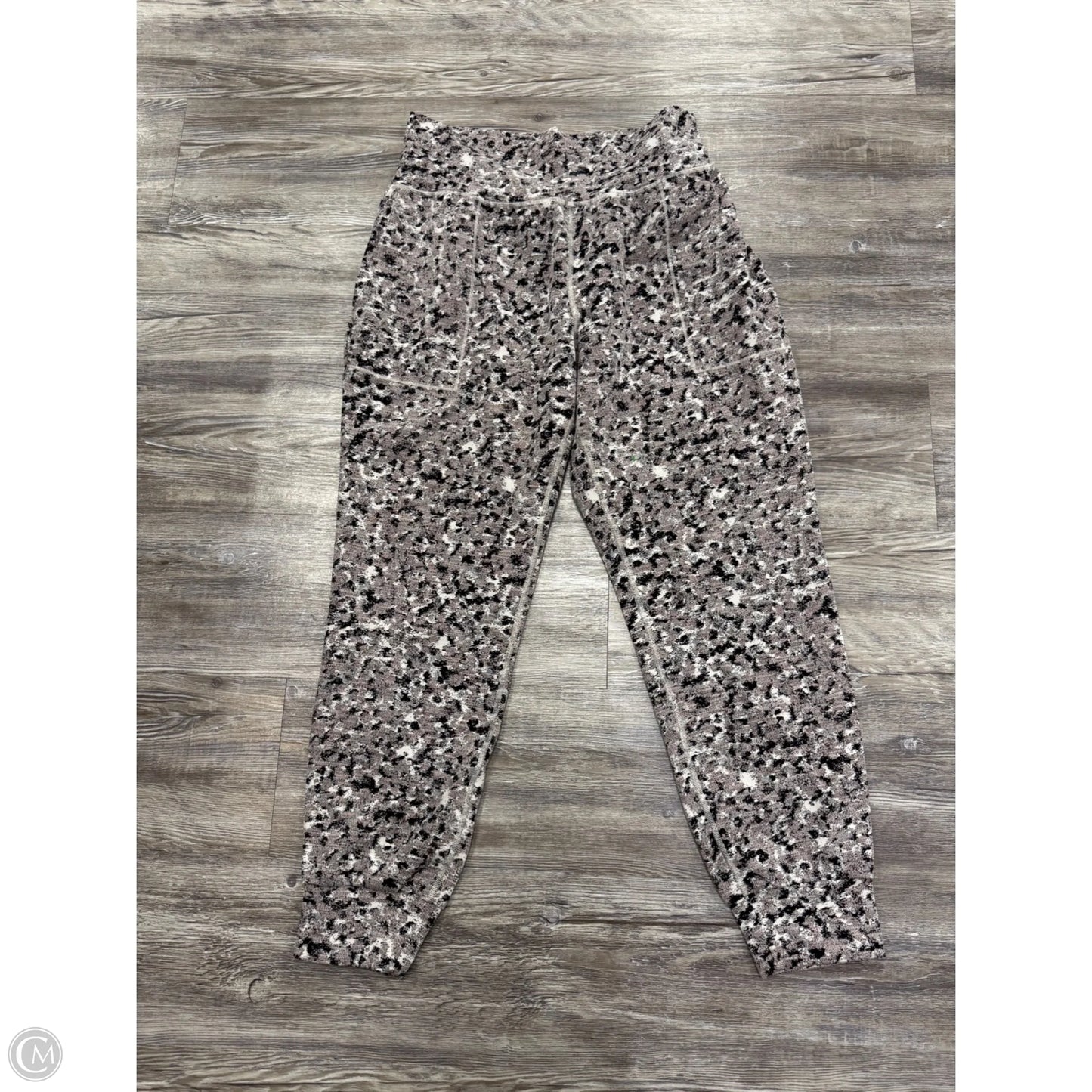 Athletic Leggings By Athleta In Grey, Size: L