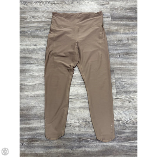 Athletic Leggings By Athleta In Beige, Size: L