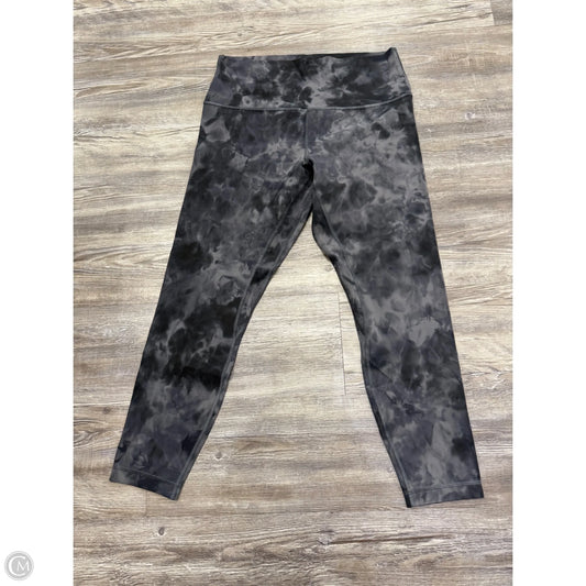 Athletic Leggings By Lululemon In Grey, Size: 12