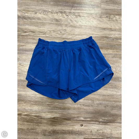 Athletic Shorts By Lululemon In Blue, Size: 10