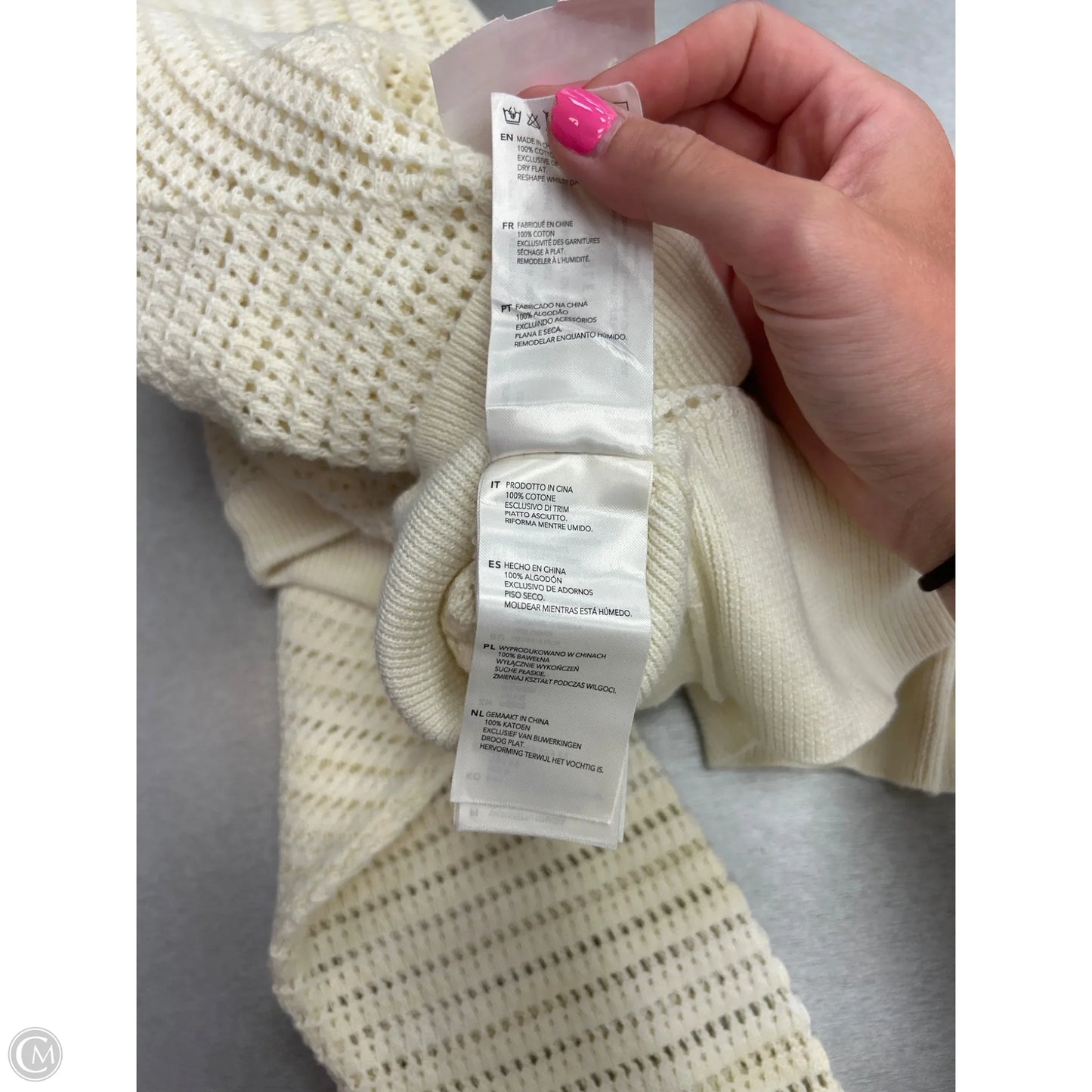 Sweater By Varley In Cream, Size: L