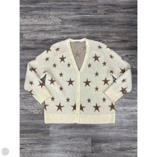 Sweater Cardigan Designer By All Saints In Cream, Size: M