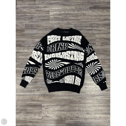 Sweater By Dolls Kill In Black & White, Size: M
