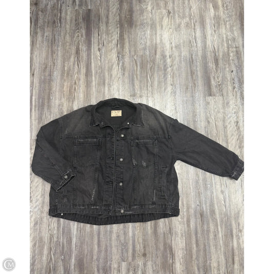 Jacket Denim By We The Free In Black Denim, Size: Xl