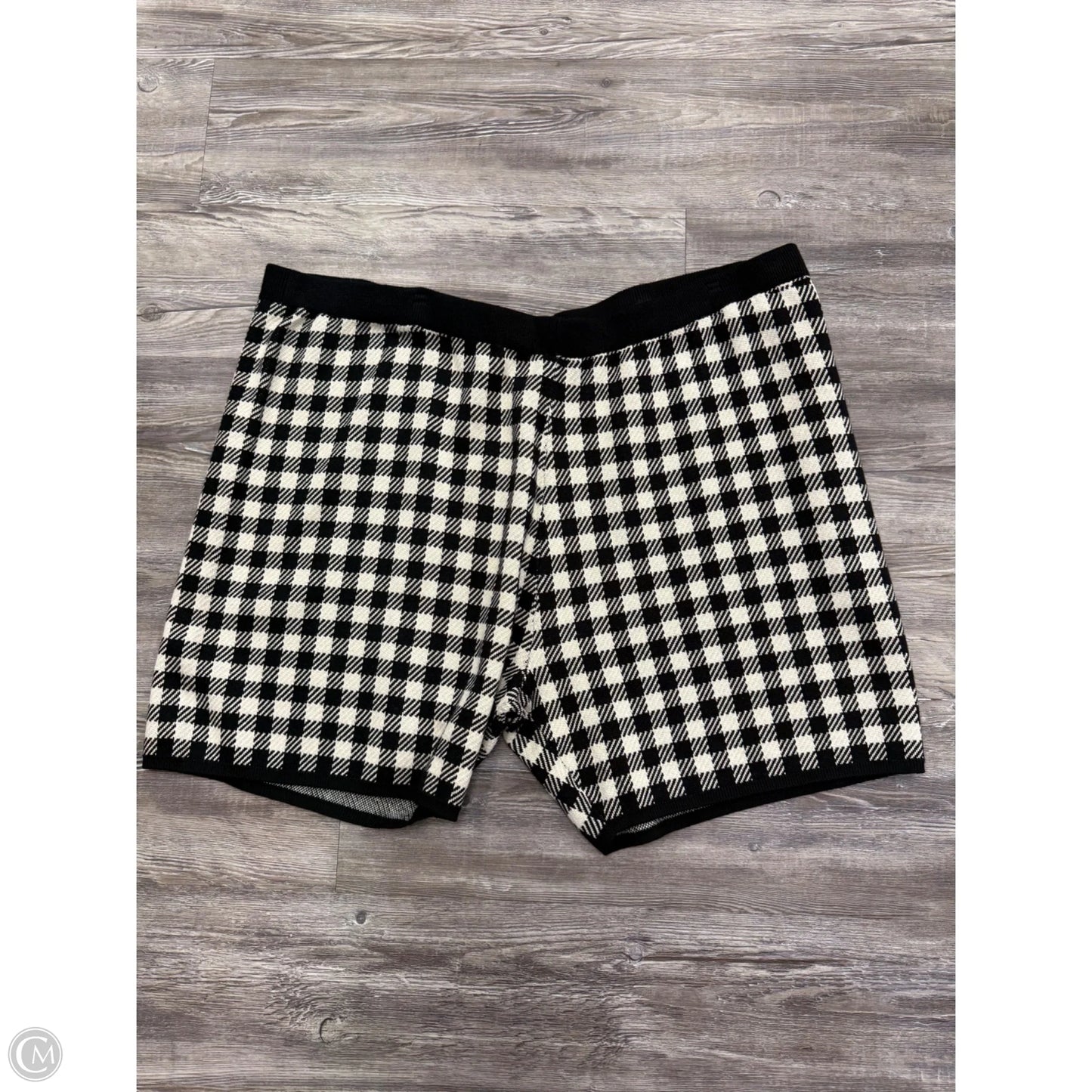 Shorts By Future Collective In Plaid Pattern, Size: 3x