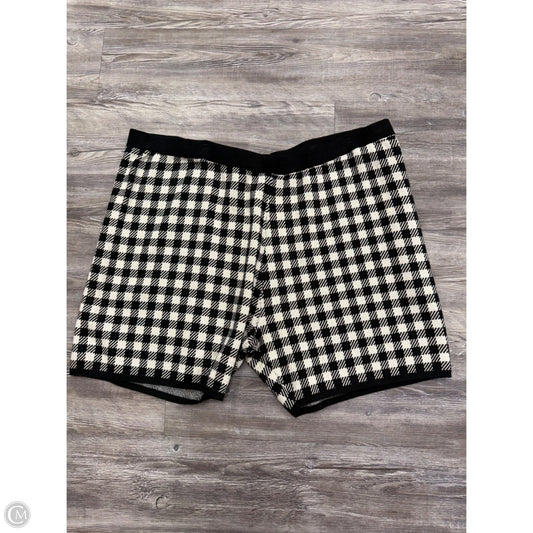 Shorts By Future Collective In Plaid Pattern, Size: 3x