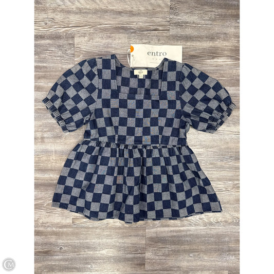Top Short Sleeve By Entro In Blue, Size: S