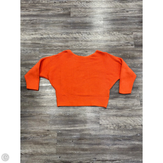 Sweater By Anthropologie In Orange, Size: S