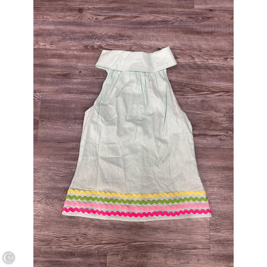 Top Sleeveless By Sail To Sable In Teal, Size: Xs