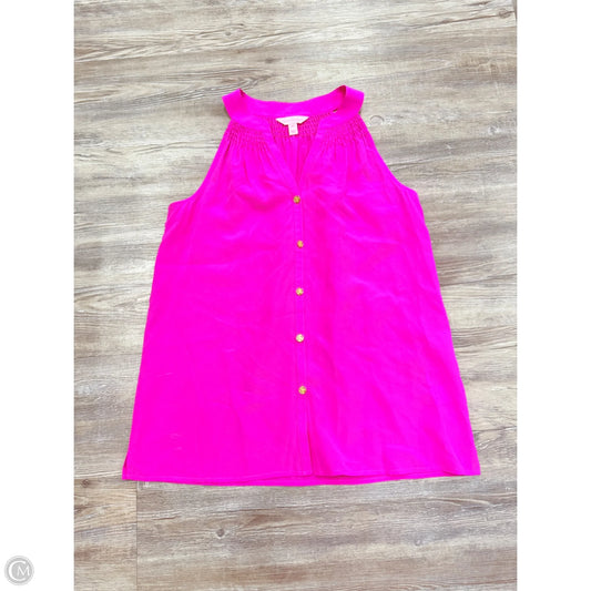 Top Sleeveless Designer By Lilly Pulitzer In Purple, Size: Xs
