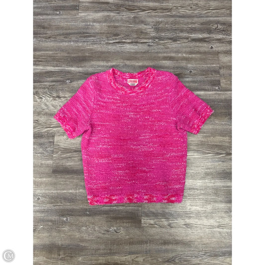 Top Short Sleeve Designer By Kate Spade In Pink, Size: Xs