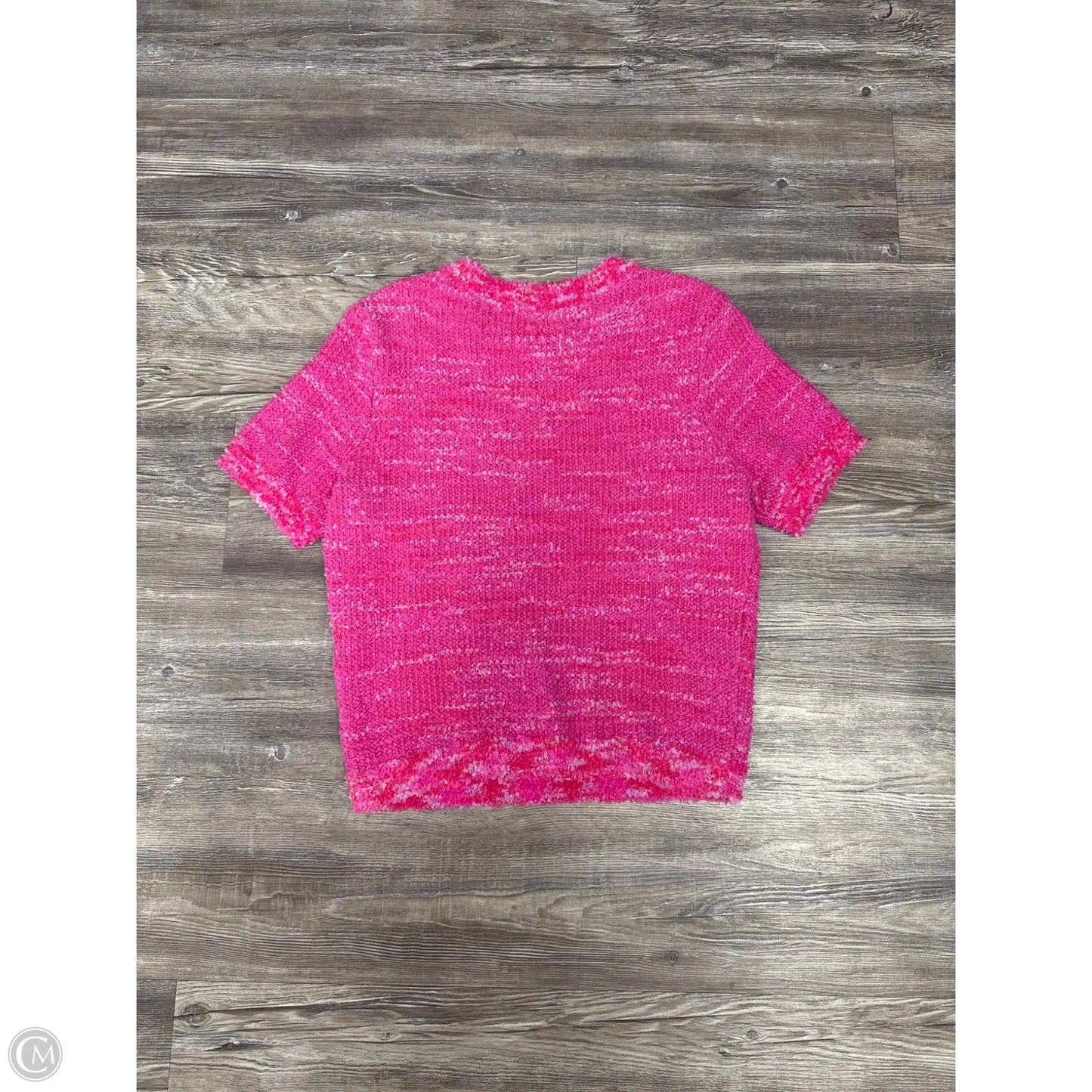 Top Short Sleeve Designer By Kate Spade In Pink, Size: Xs