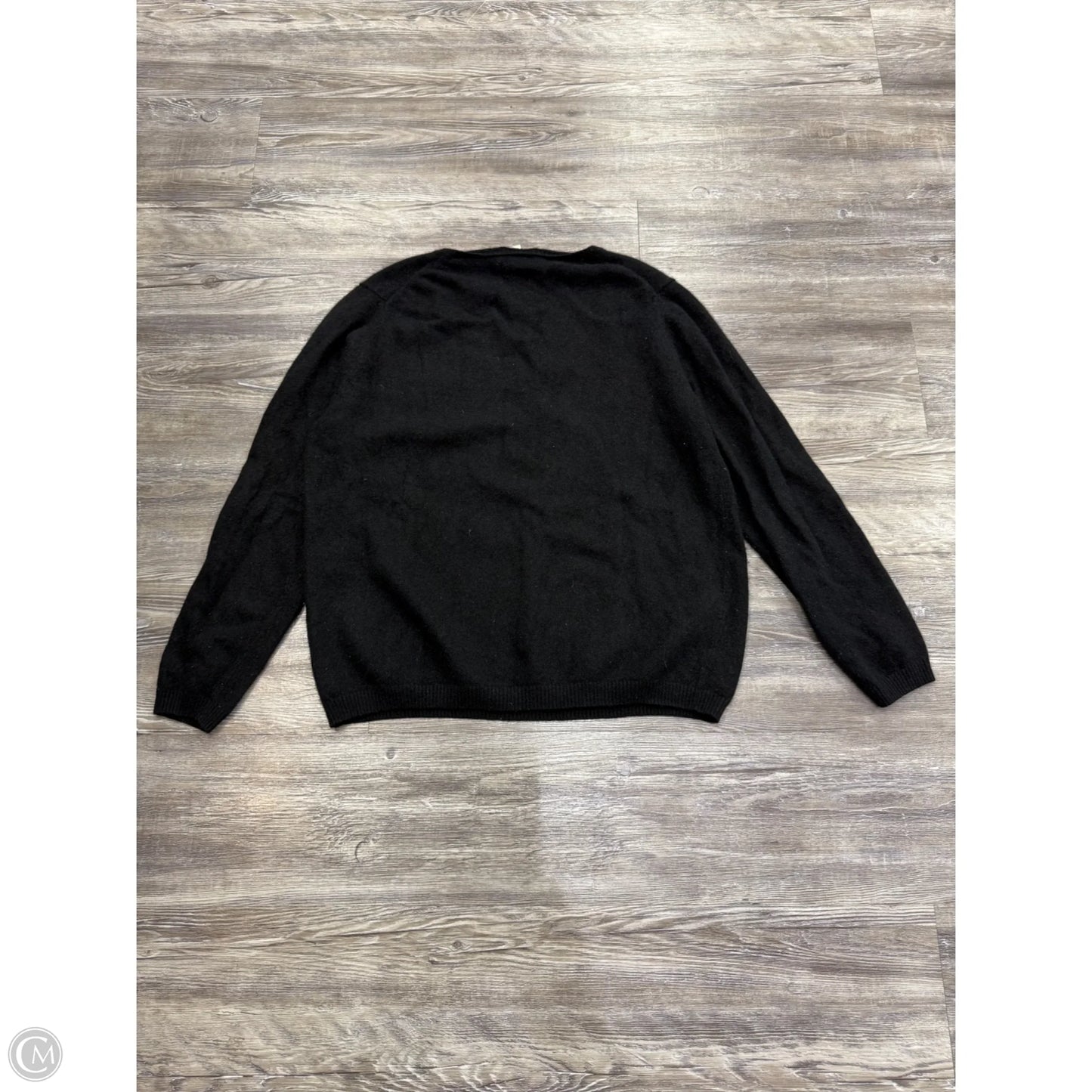 Sweater Cardigan Designer By Neiman Marcus In Black, Size: 2x