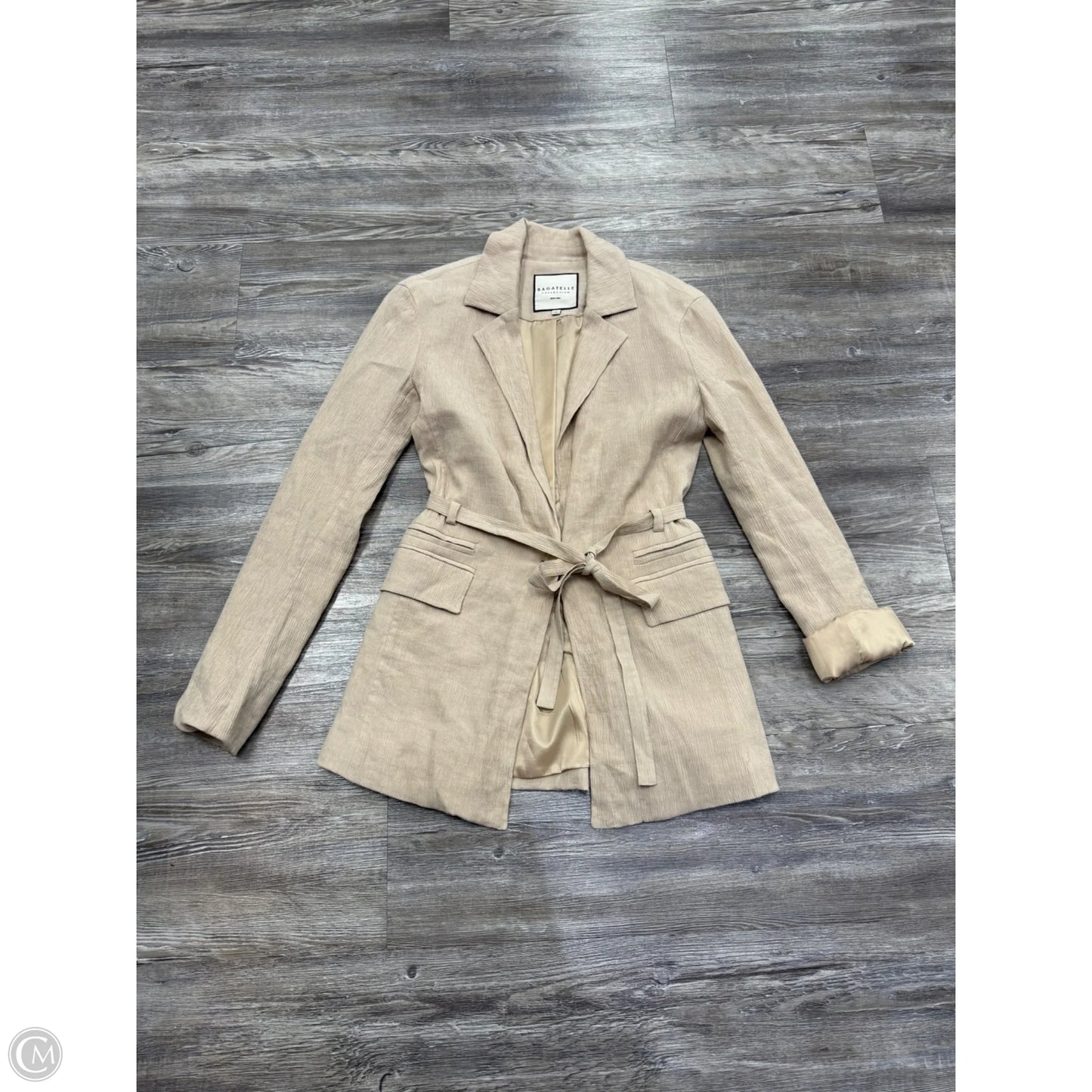 Blazer By Bagatelle In Tan, Size: S