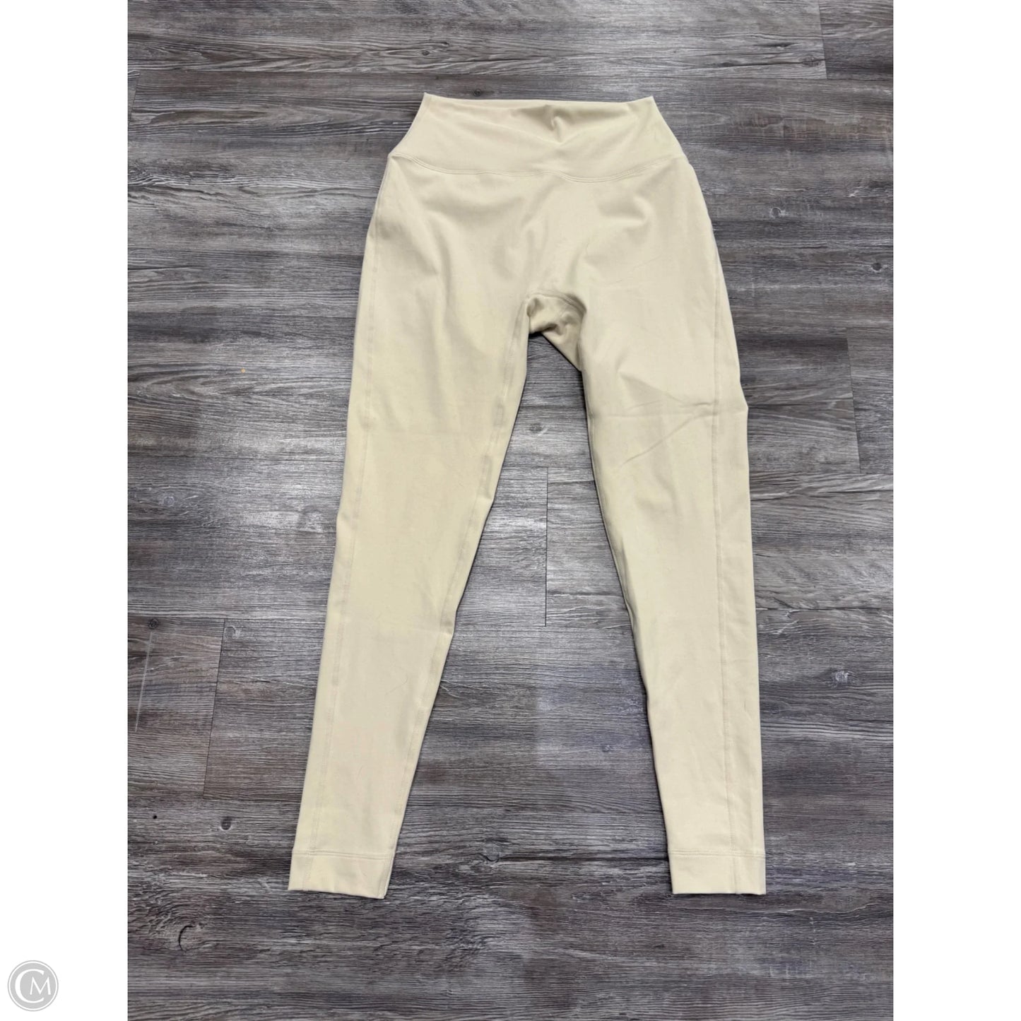 Athletic Leggings By Set Active In Yellow, Size: L