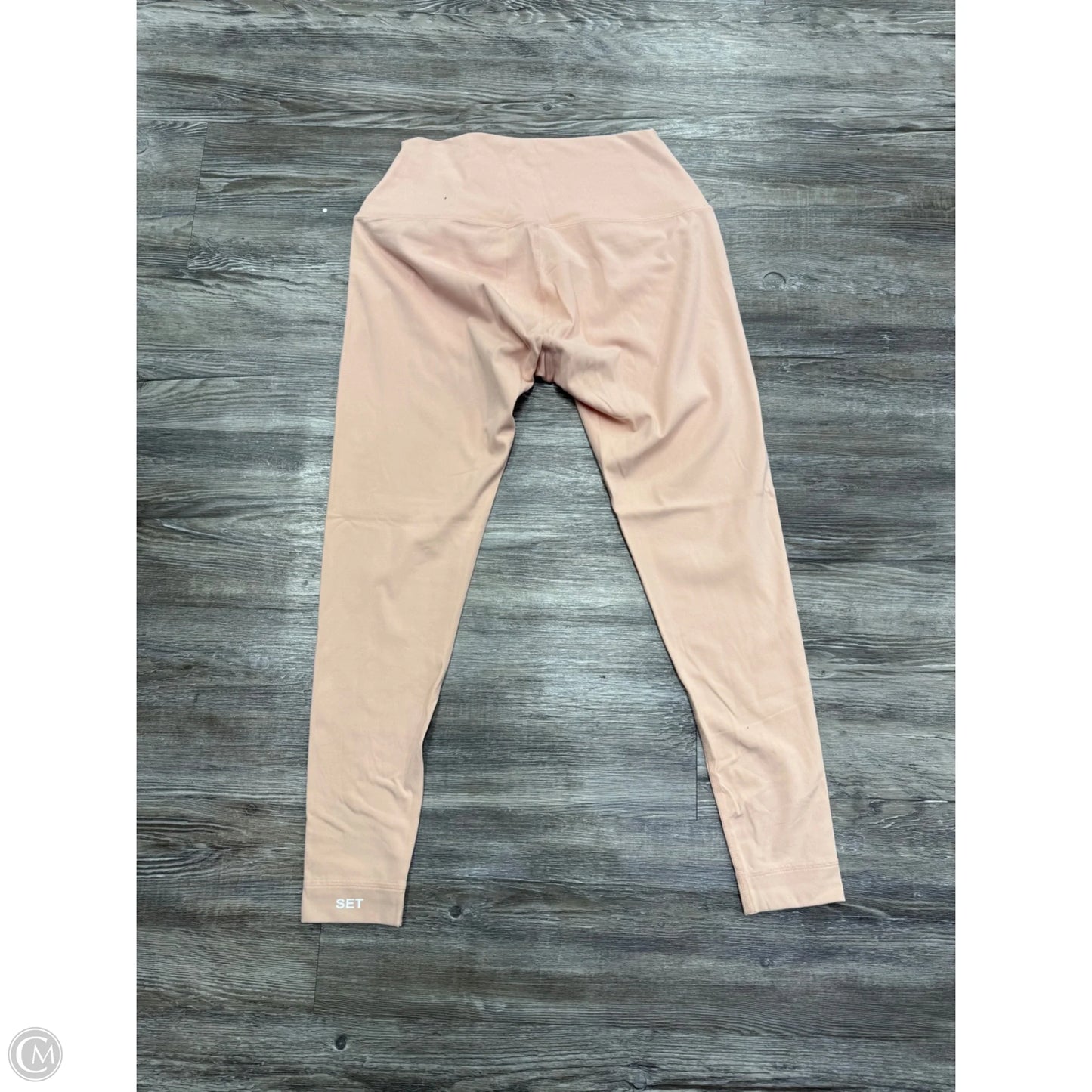 Athletic Leggings Capris By Set Active In Pink, Size: L