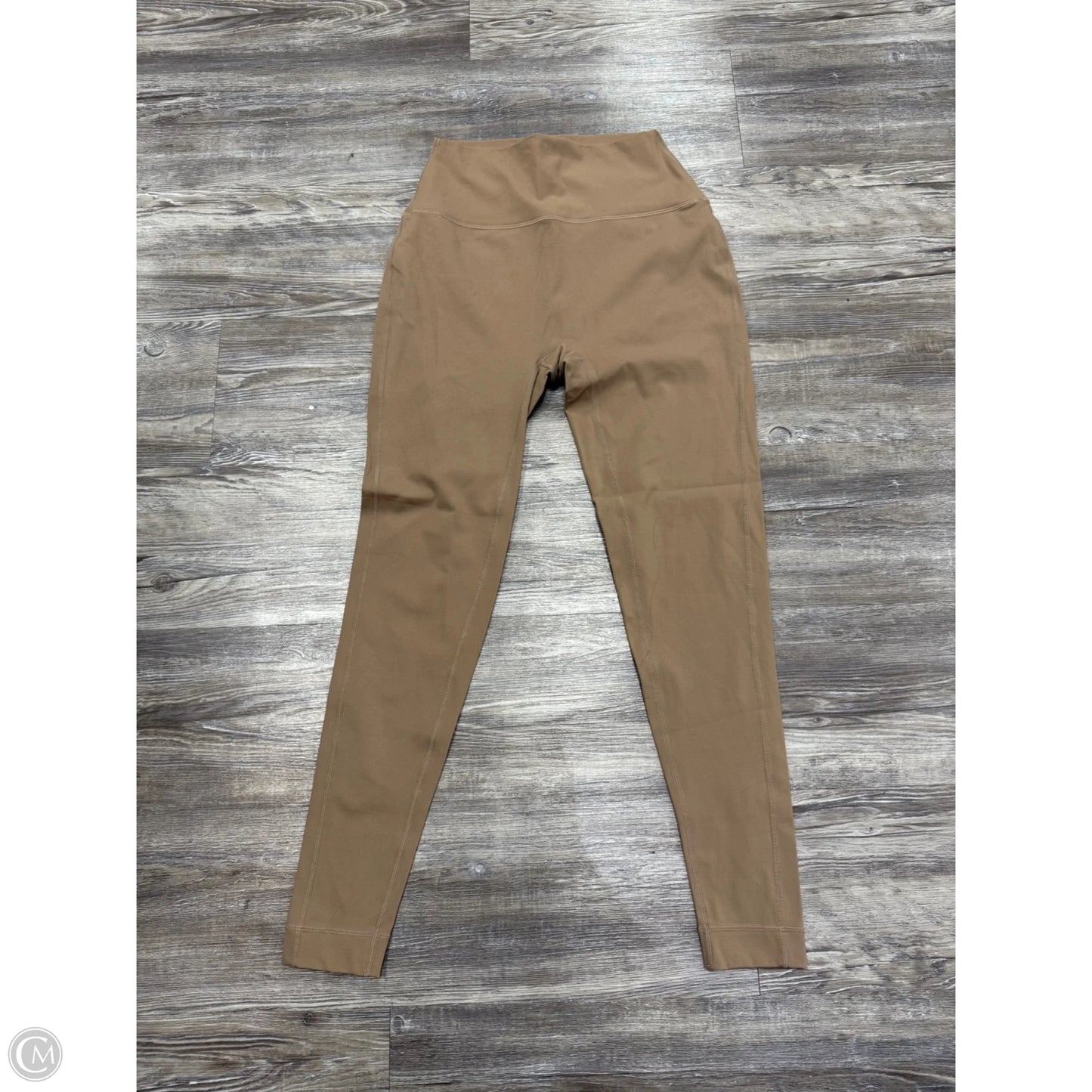 Athletic Leggings By Set Active In Tan, Size: L