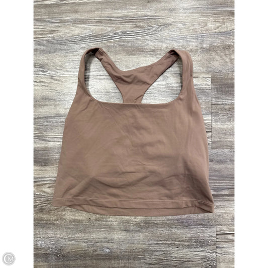 Athletic Tank Top By Set Active In Brown, Size: L