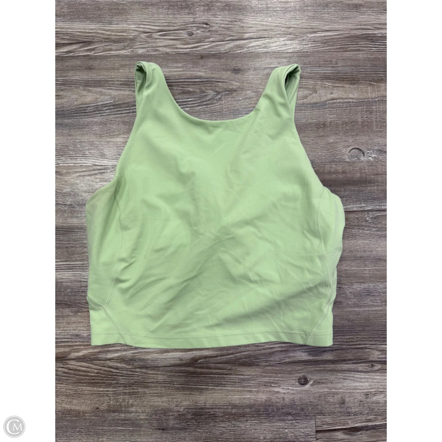Athletic Tank Top By Lululemon In Green, Size: 10