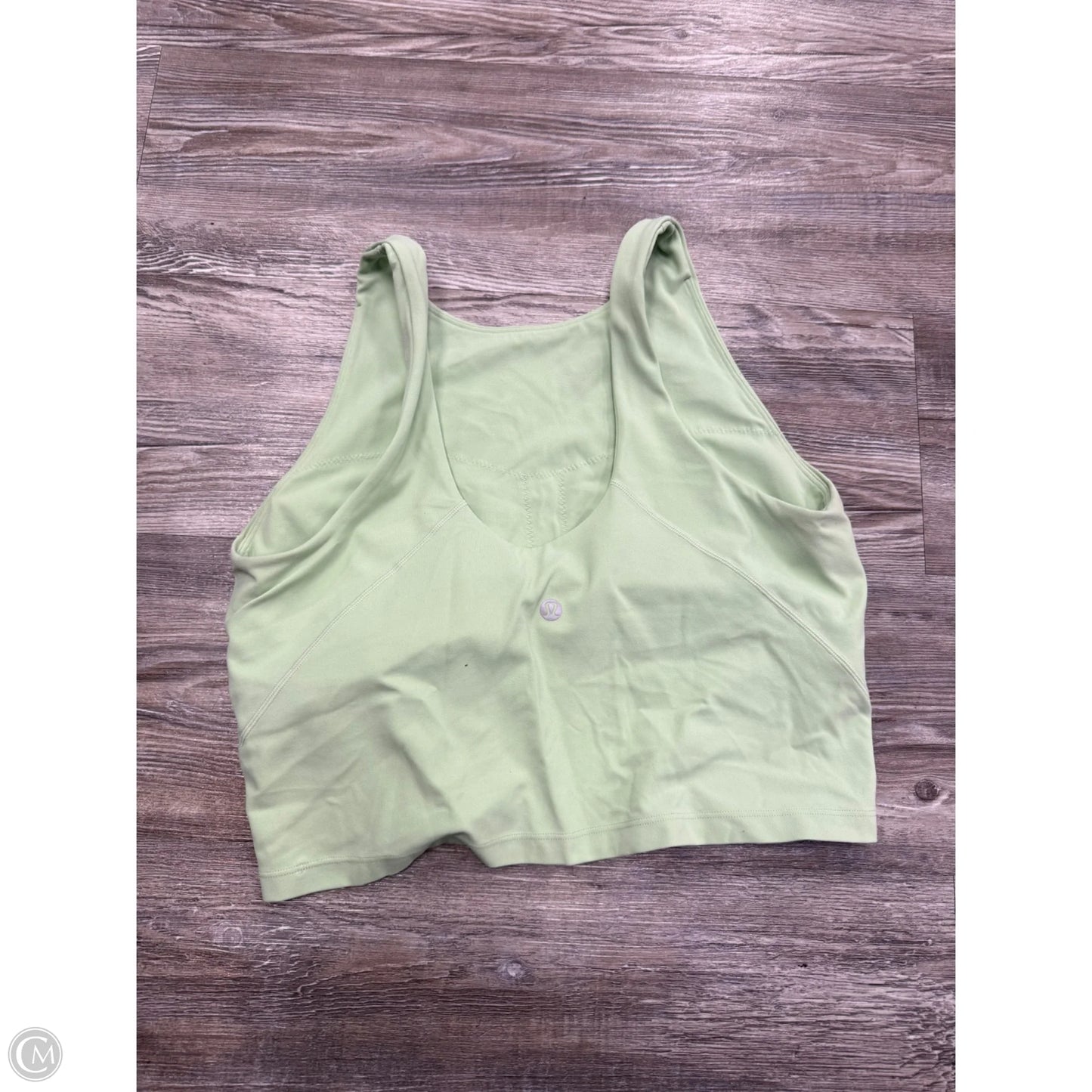 Athletic Tank Top By Lululemon In Green, Size: 10