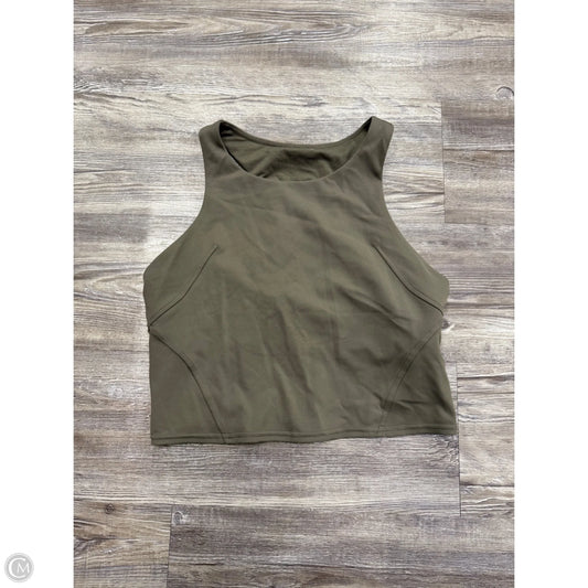 Athletic Tank Top By Lululemon In Green, Size: 10