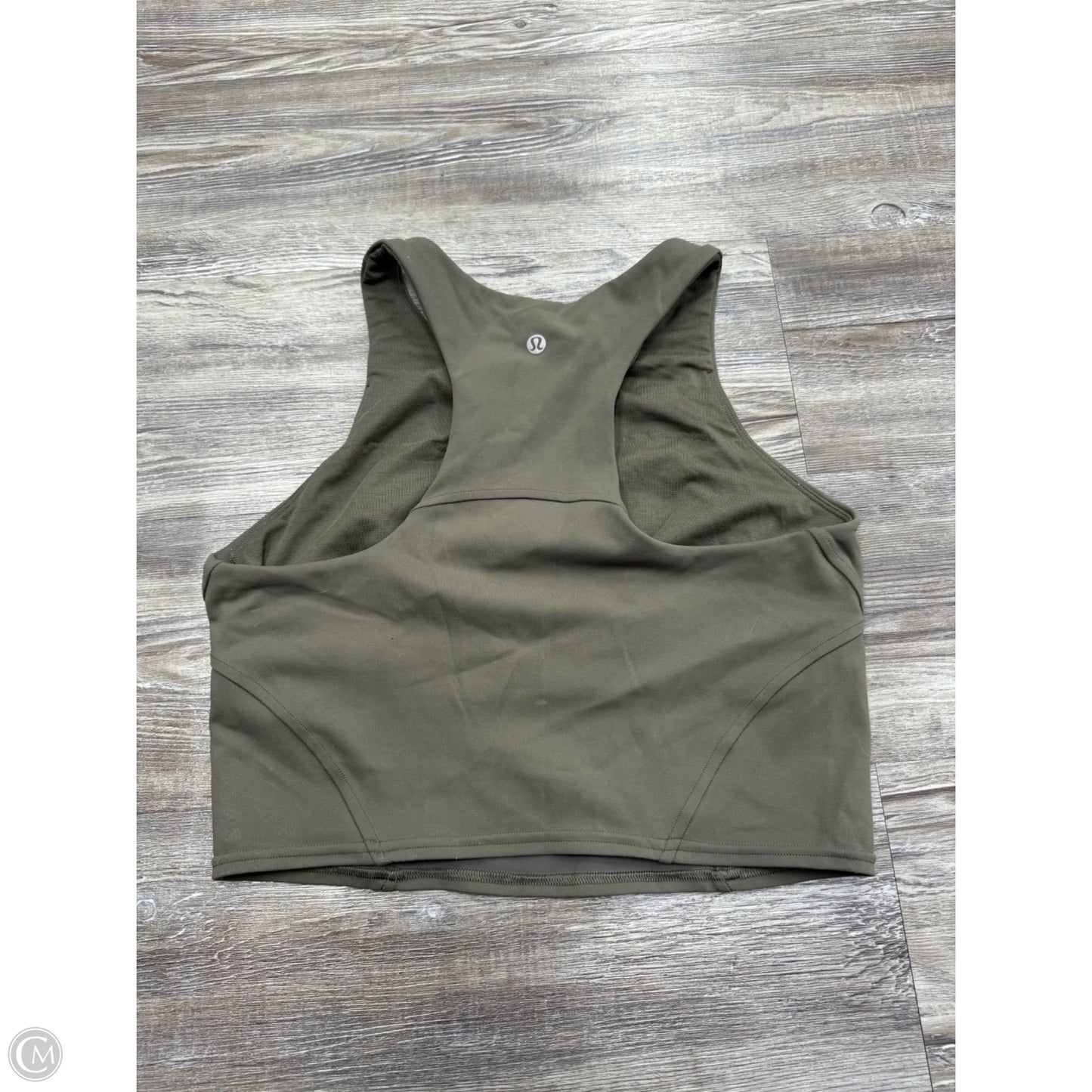 Athletic Tank Top By Lululemon In Green, Size: 10