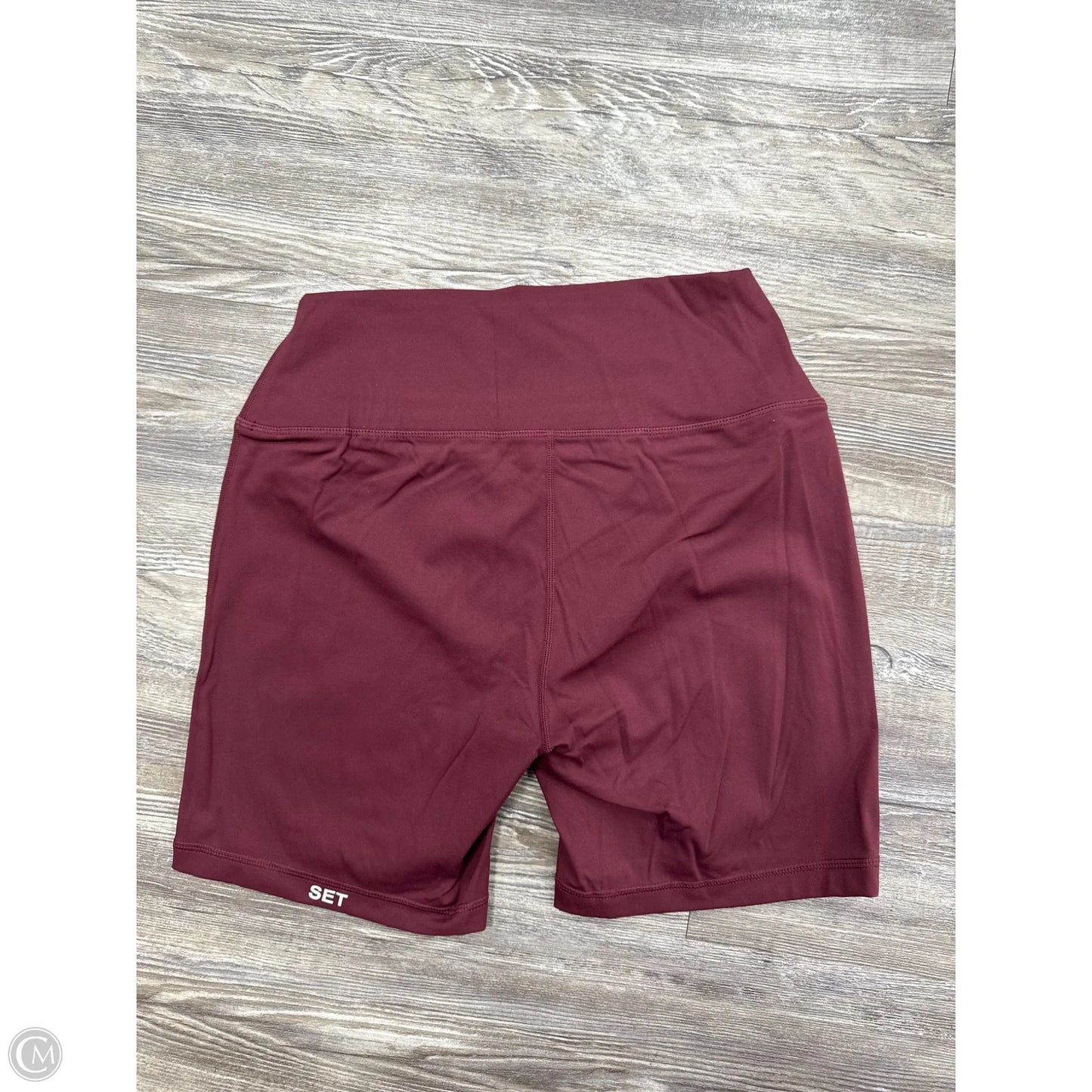 Athletic Shorts By Set Active In Red, Size: L