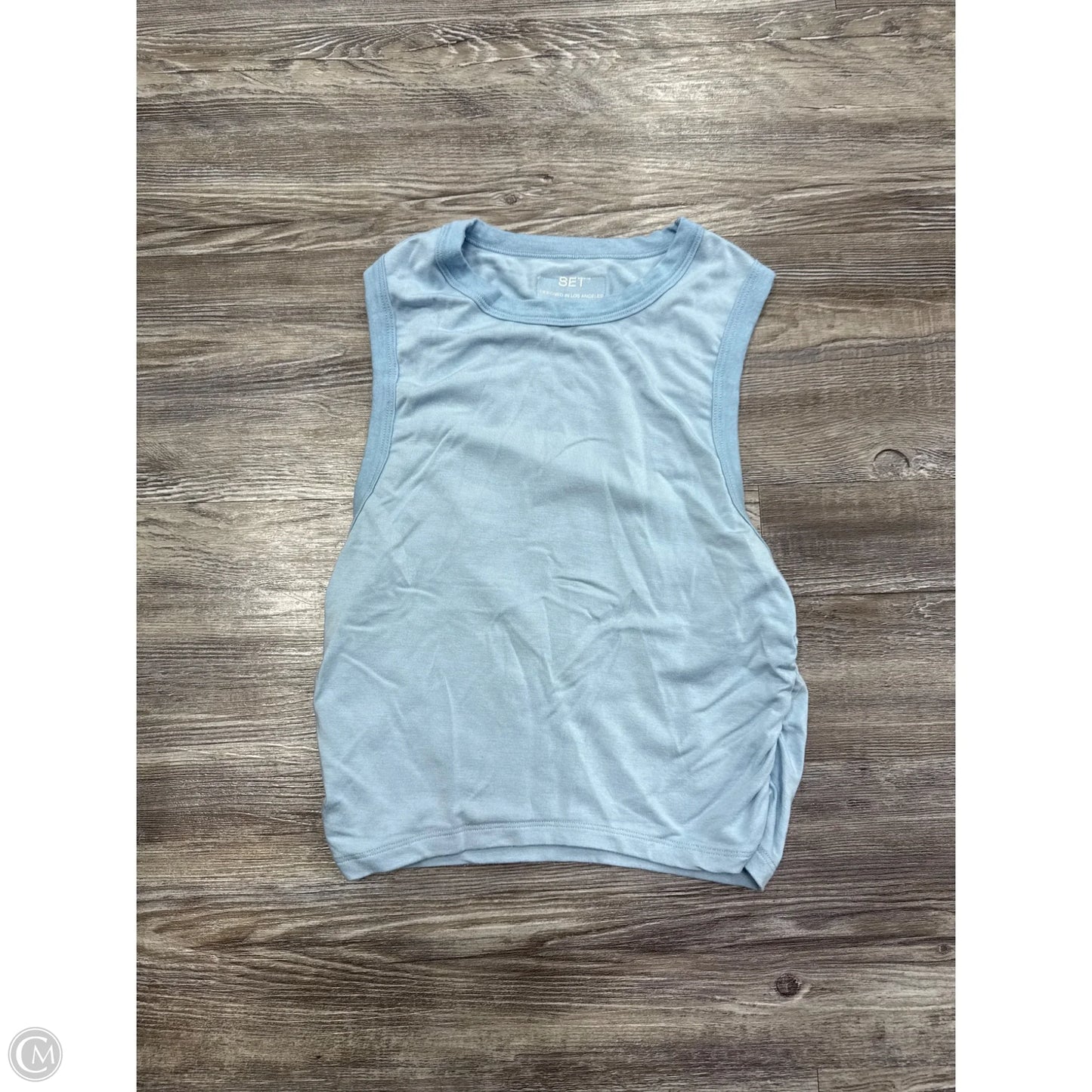 Athletic Tank Top By Set Active In Blue, Size: L