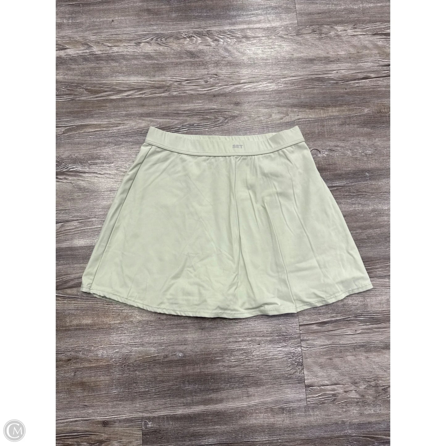 Athletic Skort By Set Active In Green, Size: L