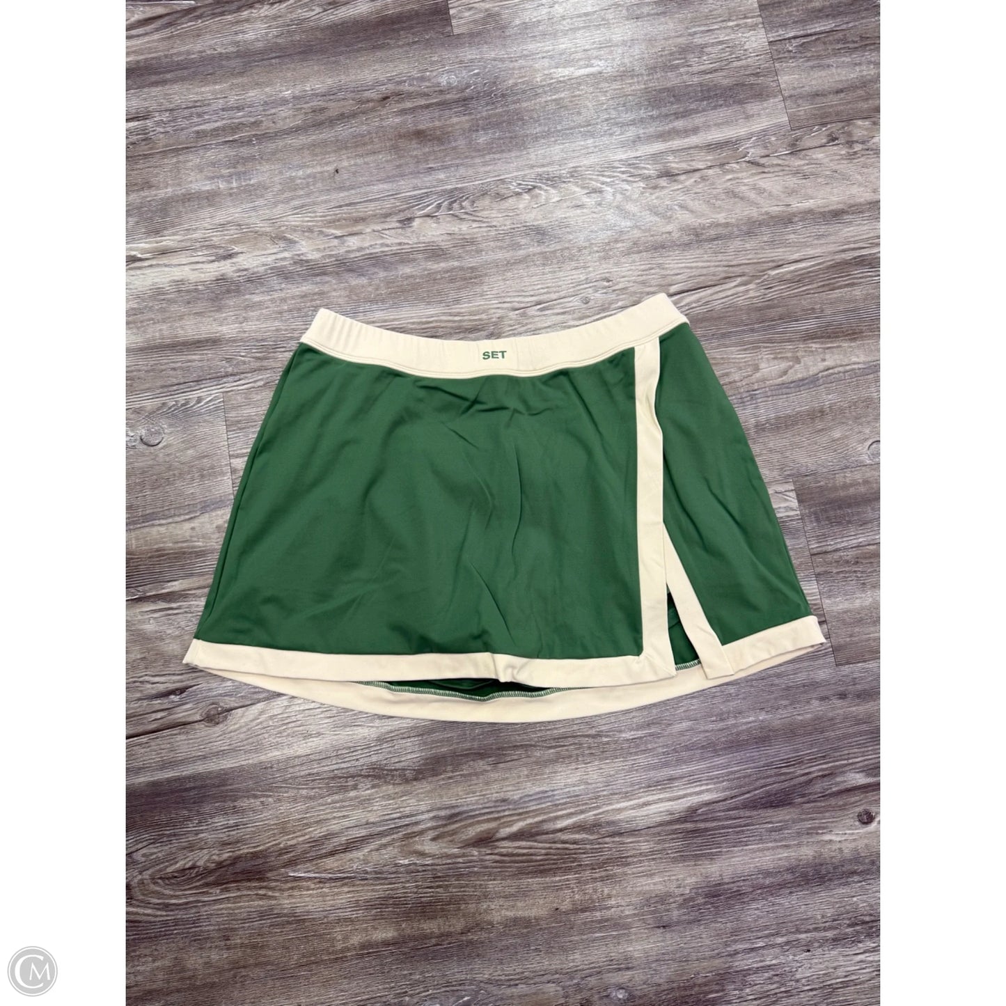 Athletic Skort By Set Active In Green, Size: L
