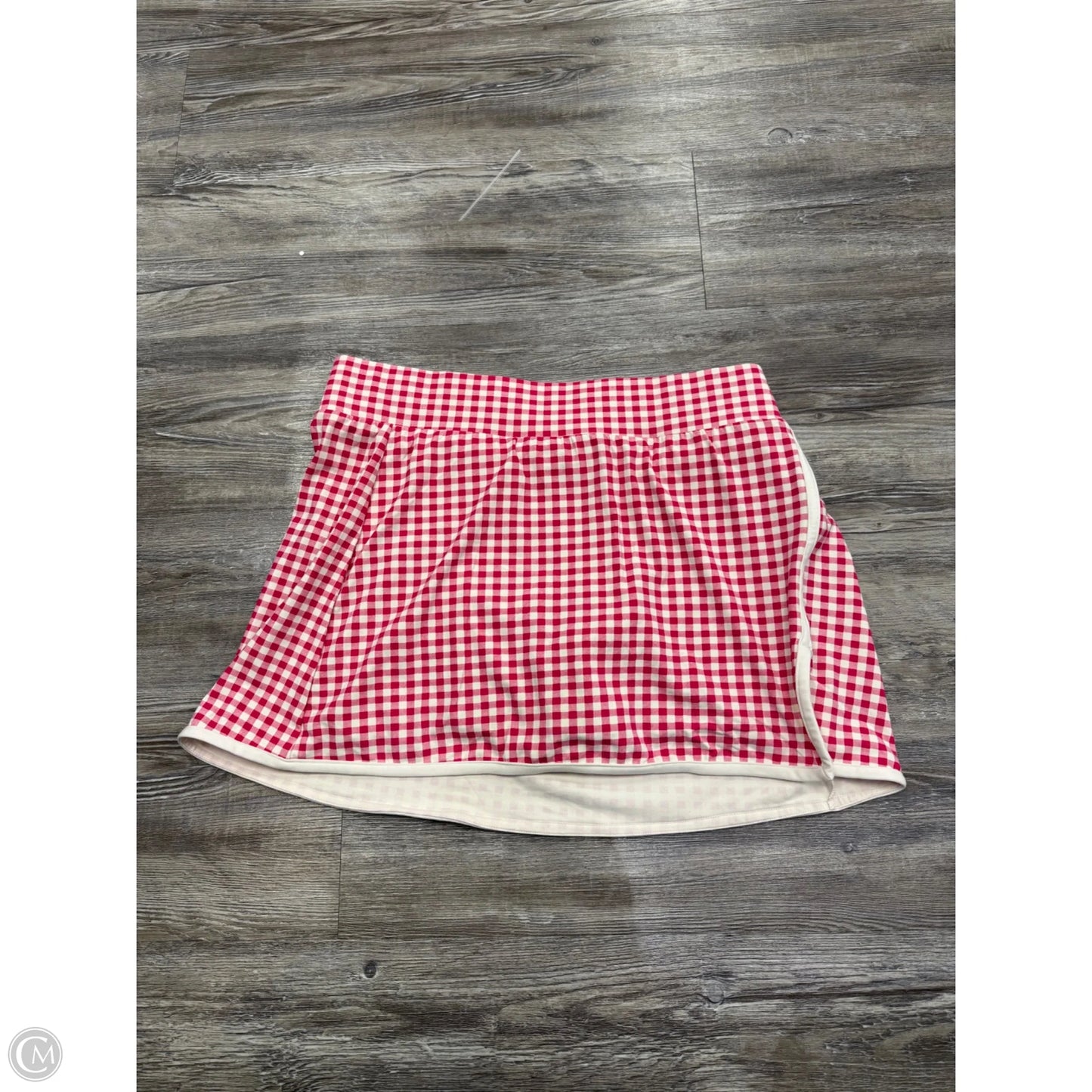 Athletic Skort By All In Motion In Plaid Pattern, Size: L