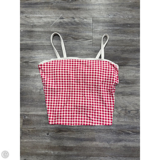 Athletic Tank Top By All In Motion In Plaid Pattern, Size: L