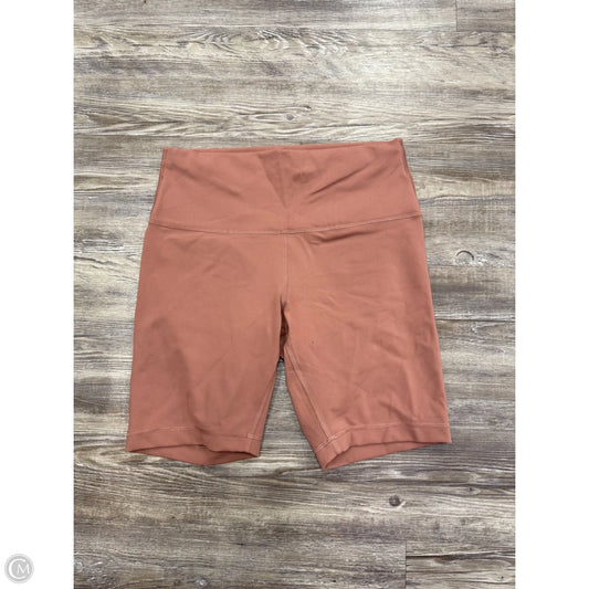 Athletic Shorts By Lululemon In Pink, Size: 10