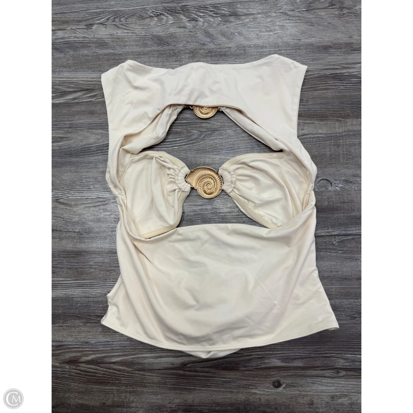 Top Sleeveless By PepperMayo In Cream, Size: 10