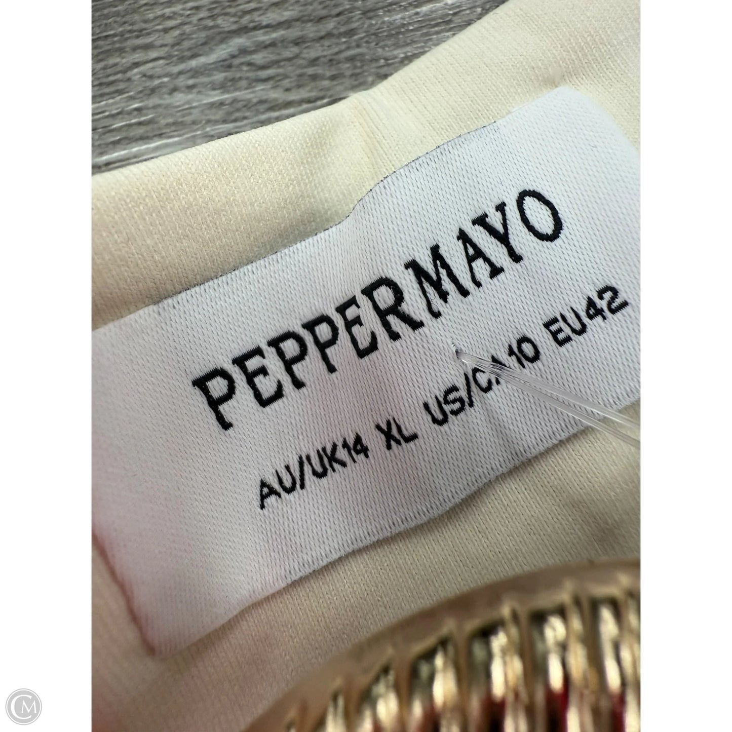Top Sleeveless By PepperMayo In Cream, Size: 10