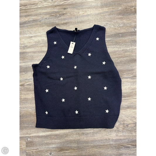 Top Sleeveless By Talbots In Navy, Size: Lp
