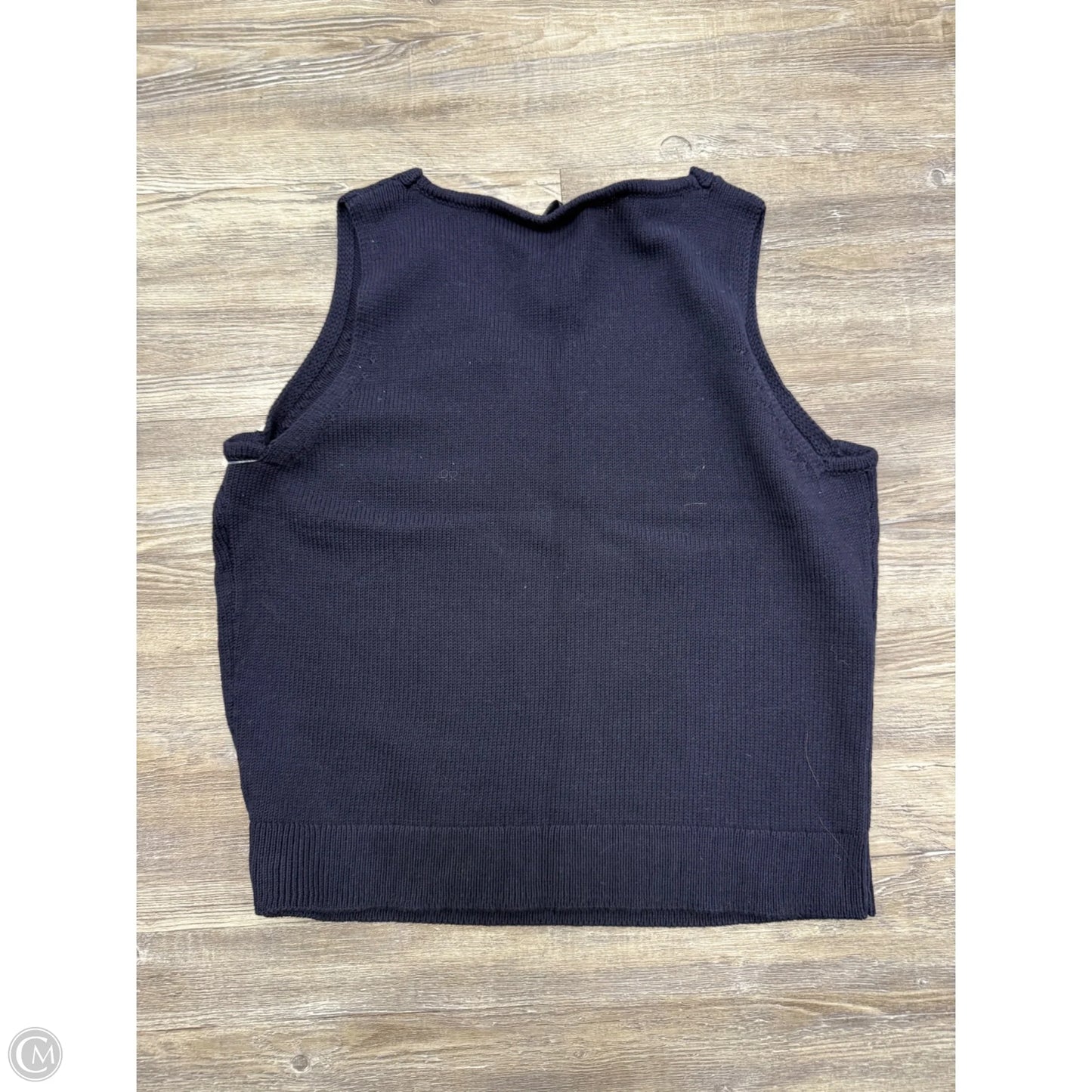Top Sleeveless By Talbots In Navy, Size: Lp