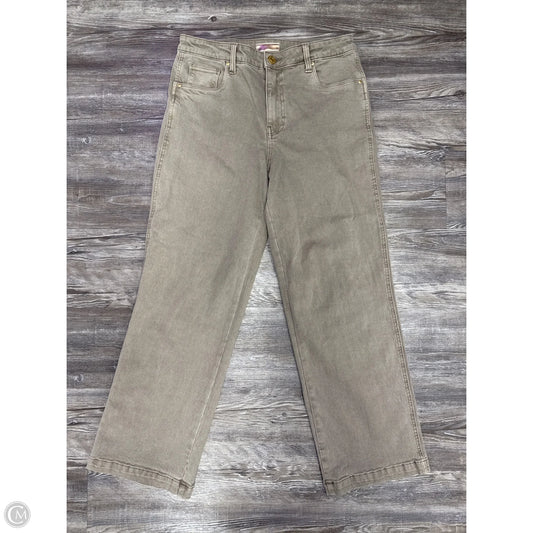 Jeans Wide Leg By Kut In Taupe, Size: 8
