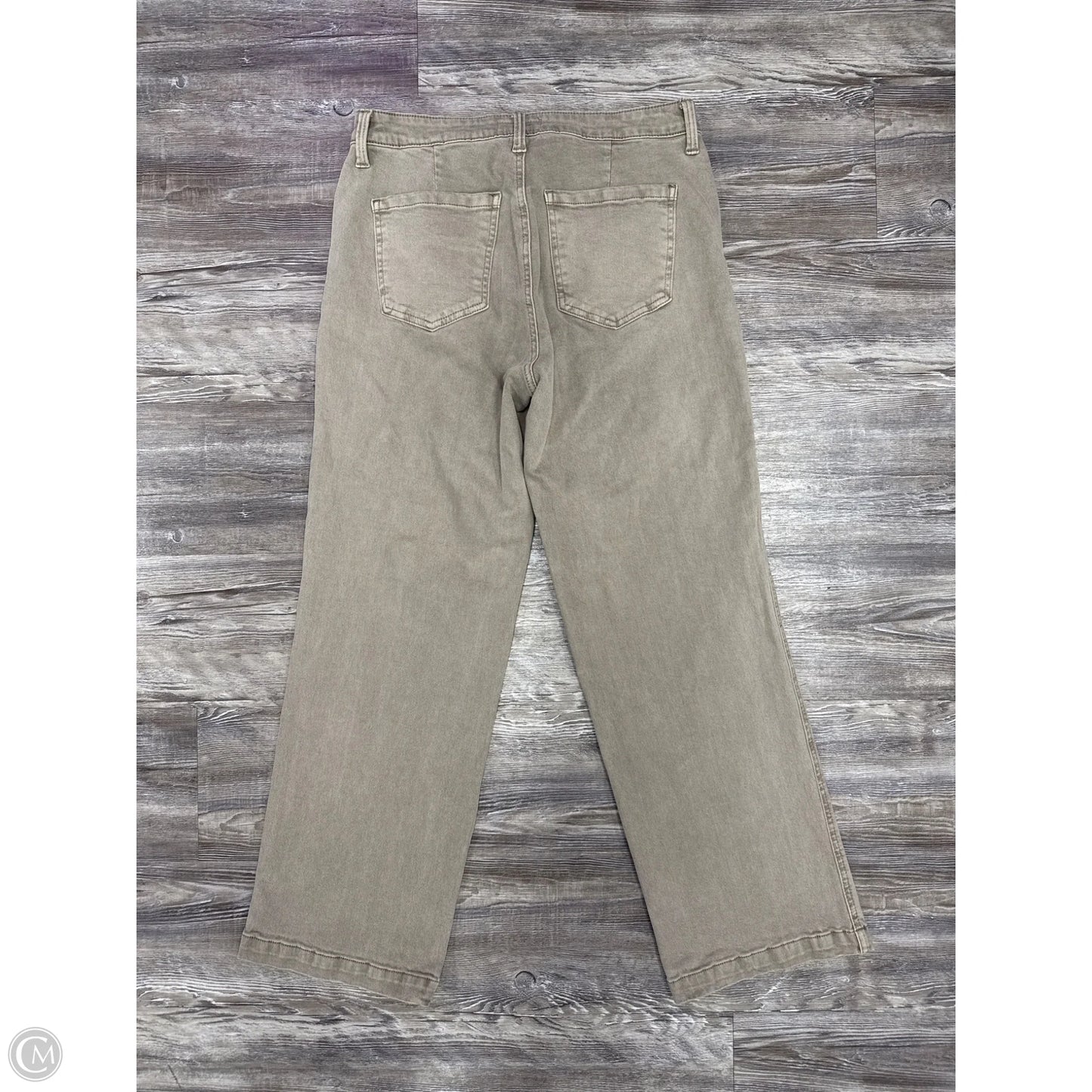 Jeans Wide Leg By Kut In Taupe, Size: 8