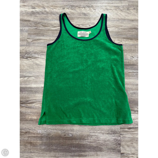 Top Sleeveless Designer By Tory Burch In Green, Size: M