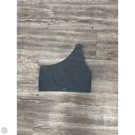 Athletic Tank Top By Set Active  In Grey, Size: M