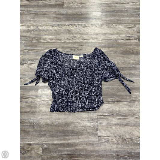 Top Short Sleeve By Maeve In Blue, Size: S