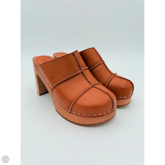 Shoes Heels Block By Swedish Hasbeens In Tan, Size: 7.5